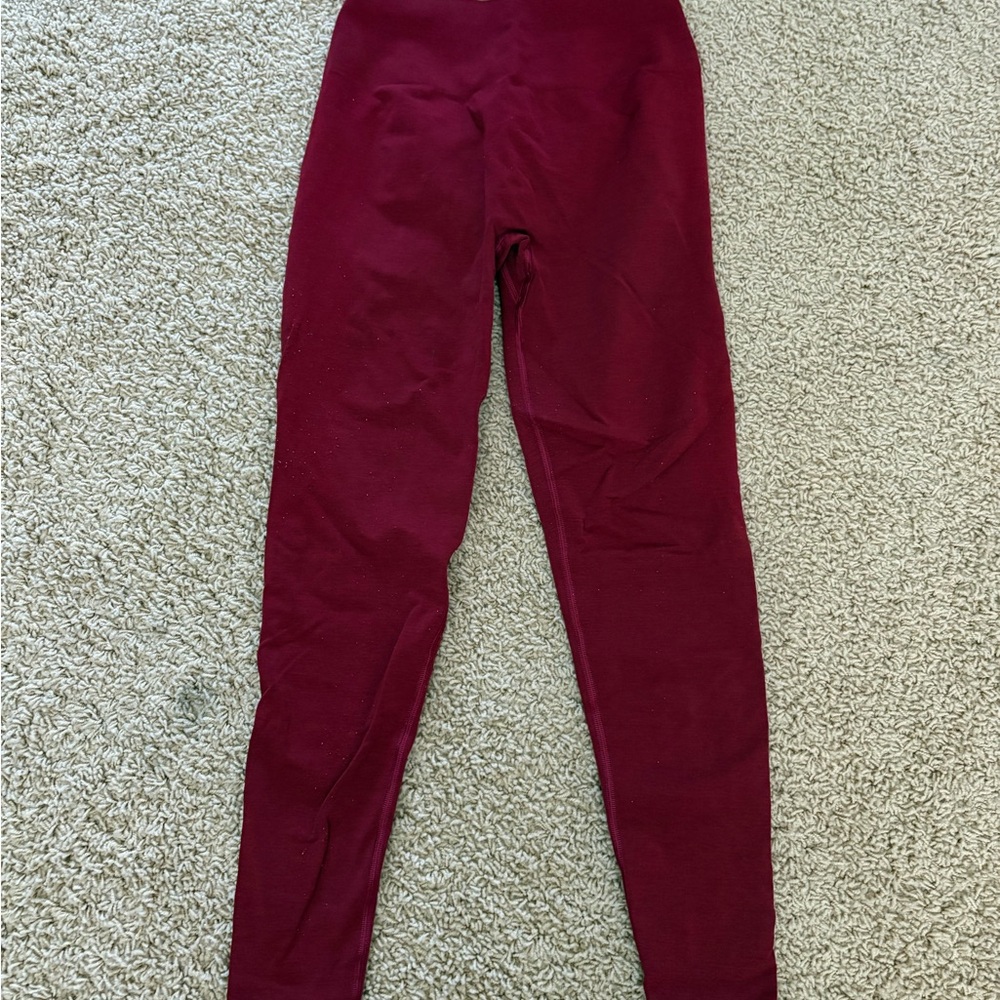 Alphalete Amplify Red Leggings, M